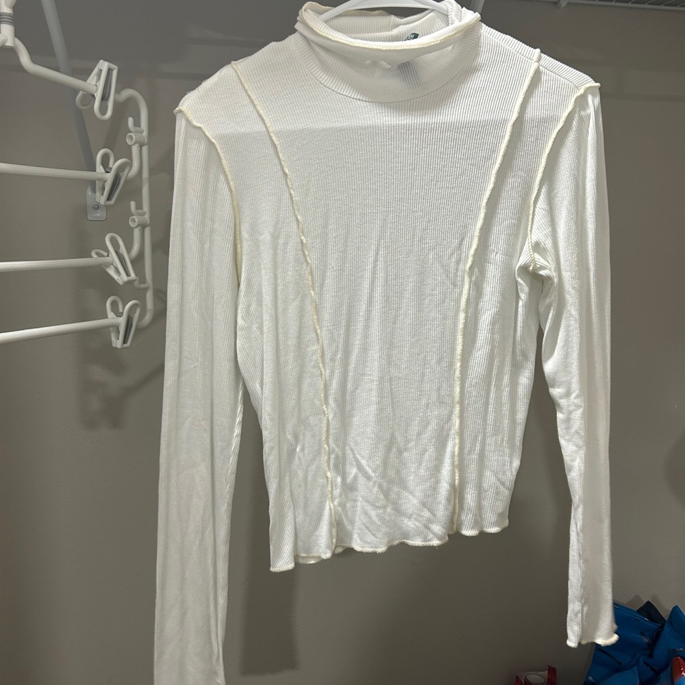 Wild Fable White Long Sleeve Top
